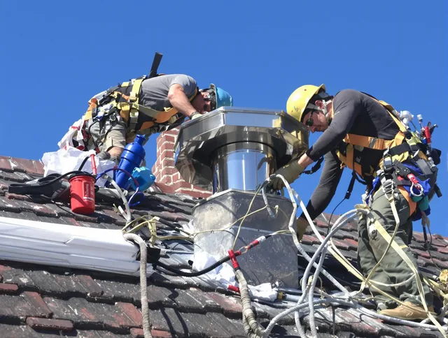 Protective chimney cap installed by The Hammocks Chimney Sweep in The Hammocks, FL