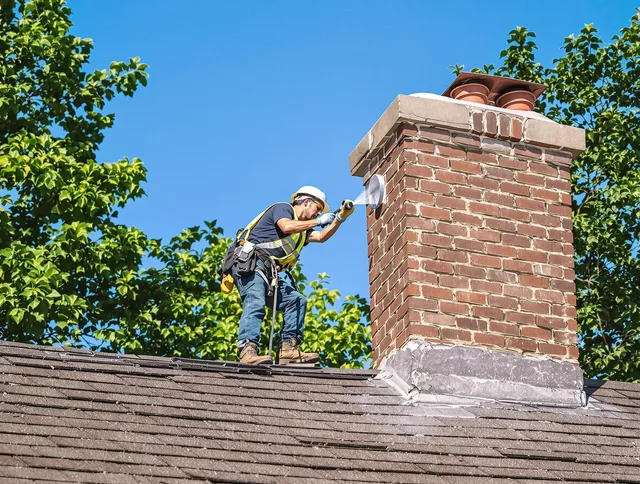 The Hammocks Chimney Sweep performing an inspection with advanced tools in The Hammocks, FL