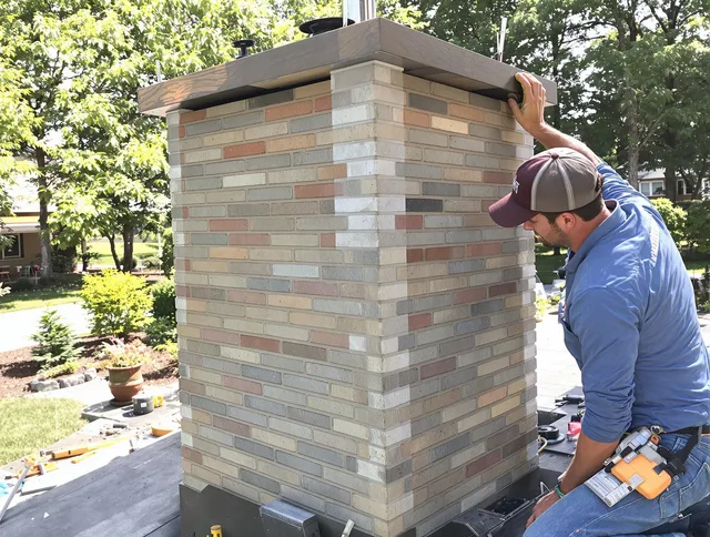 The Hammocks Chimney Sweep completing a modern chimney remodel in The Hammocks, FL