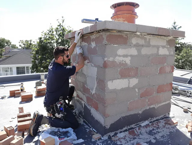 Advanced chimney repair process by The Hammocks Chimney Sweep in The Hammocks, FL