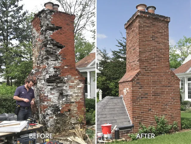 The Hammocks Chimney Sweep performing a full chimney restoration in The Hammocks, FL