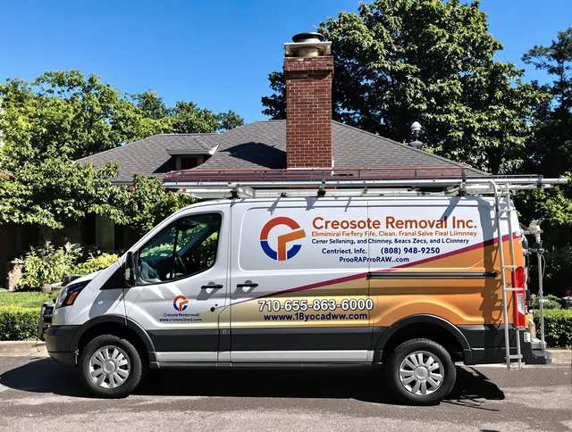 The Hammocks Chimney Sweep technician removing creosote safely in The Hammocks, FL